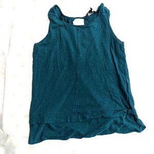 Teal tank top